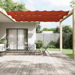vidaXL Auvent vertical Terre cuite 60x420 cm Tissu oxford - TU