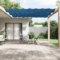 vidaXL Auvent vertical Bleu 60x420 cm Tissu oxford - TU