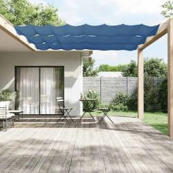 vidaXL Auvent vertical Bleu 60x1200 cm Tissu oxford