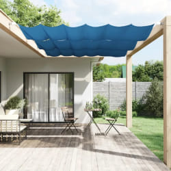 vidaXL Auvent vertical Bleu 140x270 cm Tissu oxford - TU