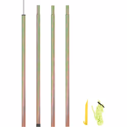 Créez l’abri idéal facilement et rapidement avec ce mât de parasol pratique ! Fabriqué en acier galvanisé, ce mât de tente es ...