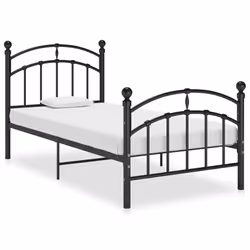 VidaXL 324970, Noir, 1060 mm, 2,08 m, 995 mm, 1000 x 2000 mm, 1 pièce(s)