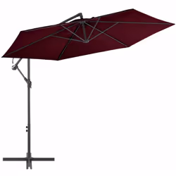 Cet élégant parasol suspendu est parfait pour créer de l'ombre et vous protéger des rayons UV nocifs. Fabriquée en polyester  ...