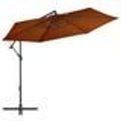 vidaXL Parasol de jardin en porte-à-faux avec mât en aluminium - TU