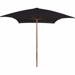 Cet élégant parasol en bois est parfait pour créer de l'ombre et vous protéger des rayons UV nocifs. Fabriquée en polyester a ...