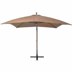 Ce parasol suspendu en bois est un choix parfait pour créer de l’ombre et une protection contre les rayons UV nocifs du solei ...