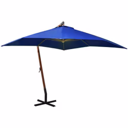 Ce parasol suspendu en bois est un choix parfait pour créer de l’ombre et une protection contre les rayons UV nocifs du solei ...