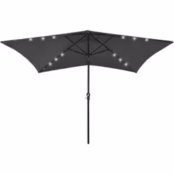 Ce parasol de jardin est un choix parfait pour vous protéger contre les rayons UV et la pluie. Vous pouvez l’installer sur vo ...