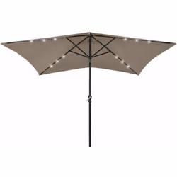 Ce parasol de jardin est un choix parfait pour vous protéger contre les rayons UV et la pluie. Vous pouvez l’installer sur vo ...