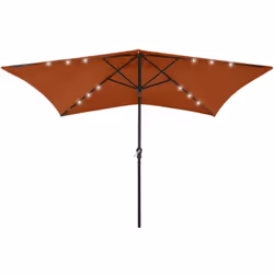 Ce parasol de jardin est un choix parfait pour vous protéger contre les rayons UV et la pluie. Vous pouvez l’installer sur vo ...