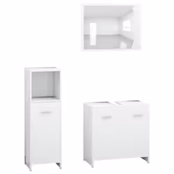 VidaXL 3056907, Blanc, Bois, 600 mm, 330 mm, 610 mm, 60 cm