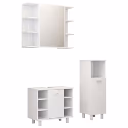 VidaXL 3056943, Blanc, Bois, 600 mm, 320 mm, 535 mm, 80 cm