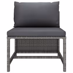 VidaXL 313494 banc de jardin Rotin, Acier