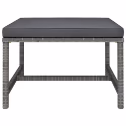 VidaXL 313496 banc de jardin Rotin, Acier