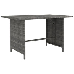 VidaXL 313497 banc de jardin Rotin, Acier
