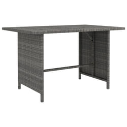 VidaXL 313498 banc de jardin Rotin, Acier