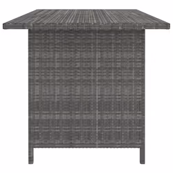 VidaXL 313498 banc de jardin Rotin, Acier