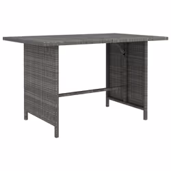 VidaXL 313499, Gris, Rotin, Acier, Adultes et enfants, 57 cm