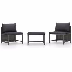 Créez un espace de détente captivant et relaxant dont vous avez toujours rêvé avec cet ensemble de canapé de jardin. Vous pou ...