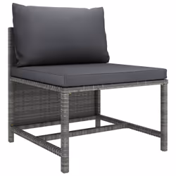 VidaXL 313503 banc de jardin Rotin, Acier - Vue supplémentaire 5