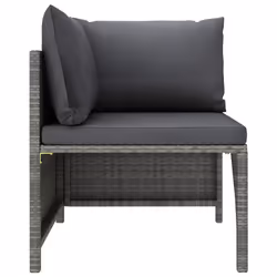 VidaXL 313503 banc de jardin Rotin, Acier - Vue supplémentaire 6