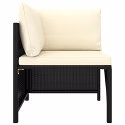 VidaXL 313507 banc de jardin Rotin, Acier