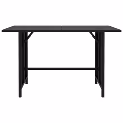 VidaXL 313511 banc de jardin Rotin, Acier