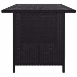 VidaXL 313511 banc de jardin Rotin, Acier