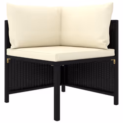 VidaXL 313513 banc de jardin Rotin, Acier - Vue supplémentaire 4