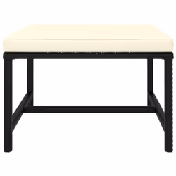 VidaXL 313514 banc de jardin Rotin, Acier - Vue supplémentaire 5
