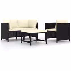 Créez un espace de détente captivant et relaxant dont vous avez toujours rêvé avec cet ensemble de canapé de jardin. Vous pou ...