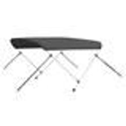 vidaXL Auvent bimini à 2 arceaux Anthracite 150x120x110 cm