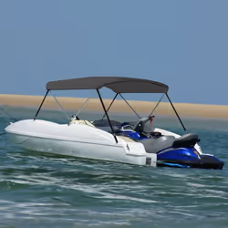 vidaXL Auvent bimini à 2 arceaux Anthracite 180x150x110 cm - TU