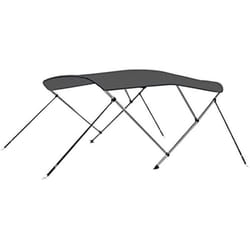vidaXL Auvent bimini à 3 arceaux Anthracite 183x140x137 cm - TU