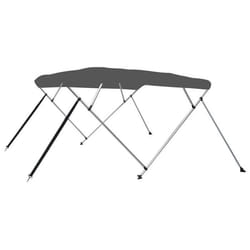 vidaXL Auvent bimini à 4 arceaux Anthracite 243x180x137 cm - TU