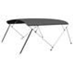 vidaXL Auvent bimini à 4 arceaux Anthracite 243x(230-244)x137 cm - TU