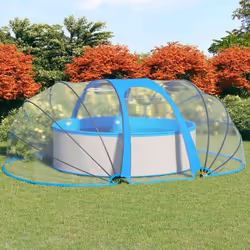 DESCRIPTION GÉNÉRALE Profitez de l'abri offert par ce dôme de piscine tout en nageant et en jouant ! Cette couverture de pisc ...