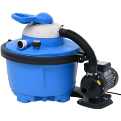 Vidaxl - Pompe de filtration à sable Bleu et noir 385x620x432mm 200W 25L