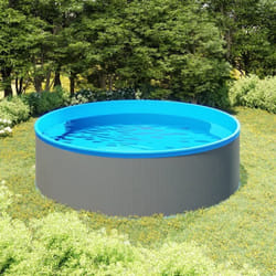 Vidaxl - Piscine à éclaboussures 350x90 cm Gris