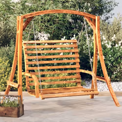 Cette balancelle en bois est le choix parfait si vous êtes à la recherche de détente et de plaisir dans les espaces extérieur ...