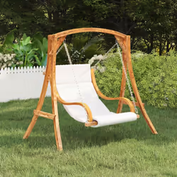 Chaque fois que vous avez envie de passer un moment de détente sur la terrasse ou dans le jardin, cette balancelle en bois co ...