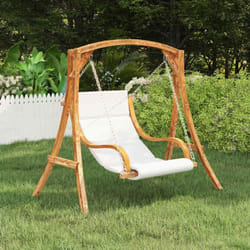 Vidaxl - Balancelle sans balançoire et coussin Bois courbé