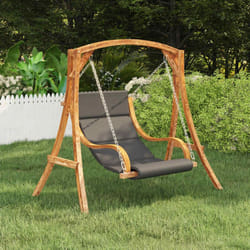 Vidaxl - Balancelle sans balançoire avec coussin Bois courbé massif