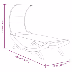 VidaXL 313945 lit d'extérieur - Vue supplémentaire 6