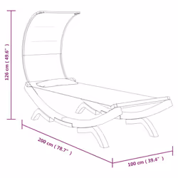 VidaXL 313946 lit d'extérieur - Vue supplémentaire 6