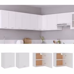Ces armoires suspendues, au design simple, optimisent votre espace de cuisine et offre un espace de rangement suffisant pour  ...