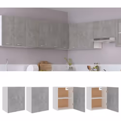 Ces armoires suspendues, au design simple, optimisent votre espace de cuisine et offre un espace de rangement suffisant pour ...