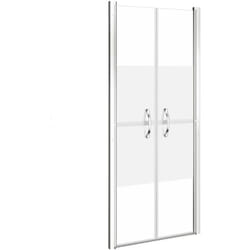 Vidaxl - Porte de douche esg demi-dépoli 91x190 cm