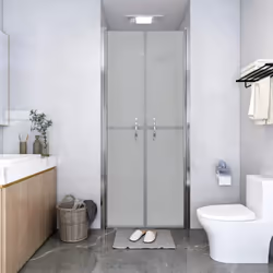 Cette porte de douche unique combine style et fonctionnalité, offrant une large ouverture pratique dans votre douche. Le cadr ...