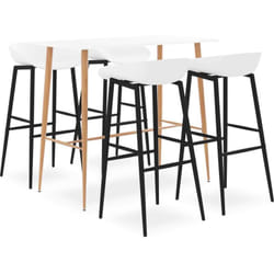 Set Da Bar 5 Pz Bianco